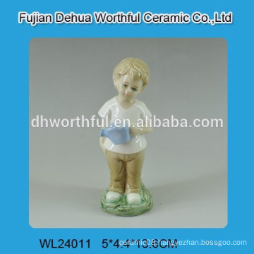 Handsome boy design ceramic wedding decoration